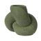 Hello Honey® 4" Green Stoneware Tealight & Taper Candle Holder